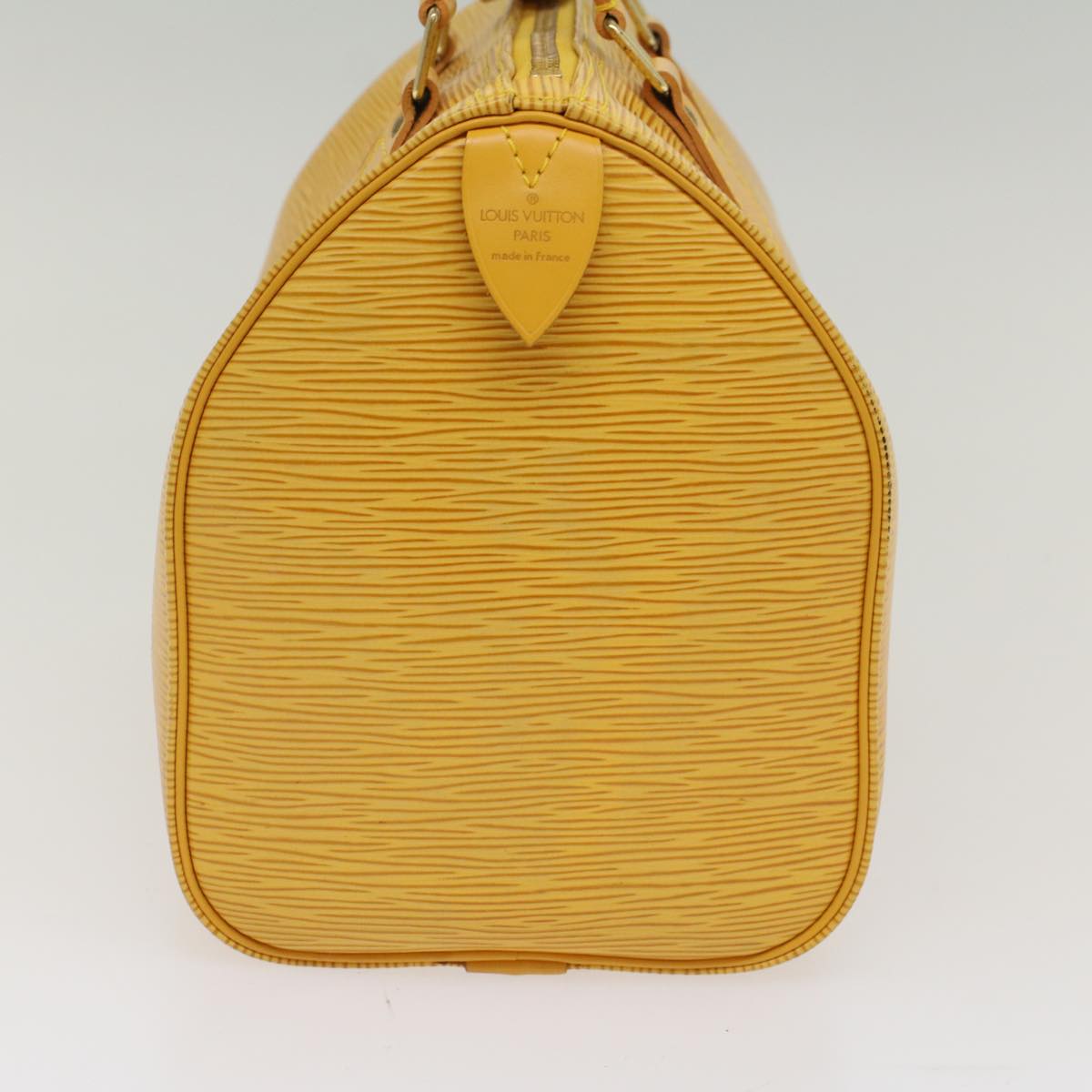 LOUIS VUITTON Epi Speedy 25 Hand Bag Tassili Yellow M43019 LV Auth 53602