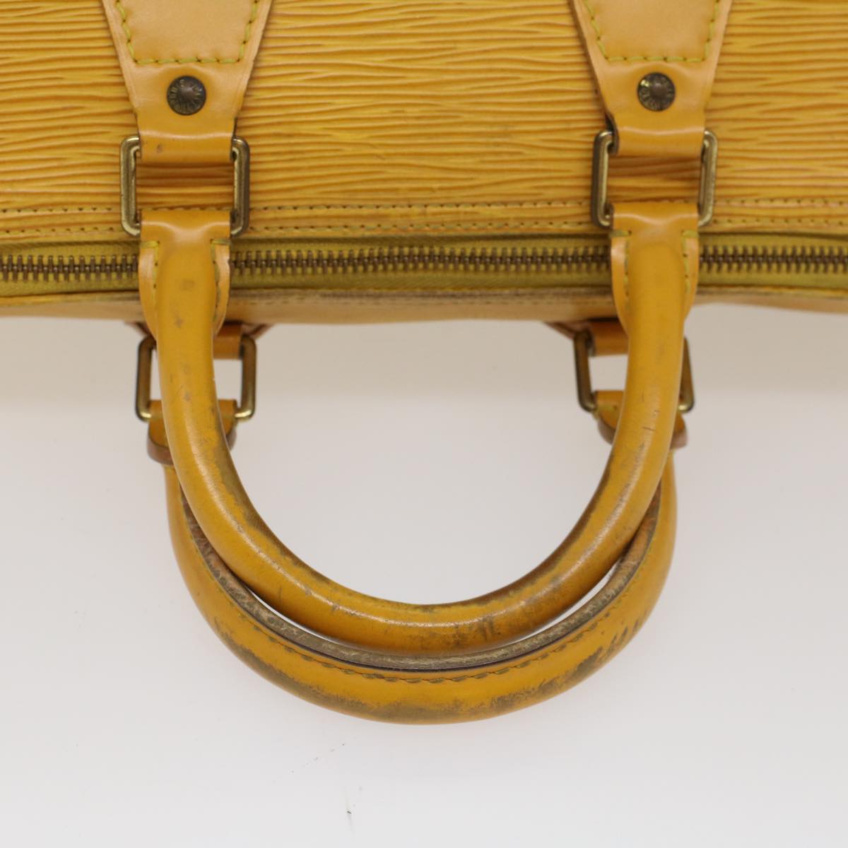 LOUIS VUITTON Epi Speedy 25 Hand Bag Tassili Yellow M43019 LV Auth 53603