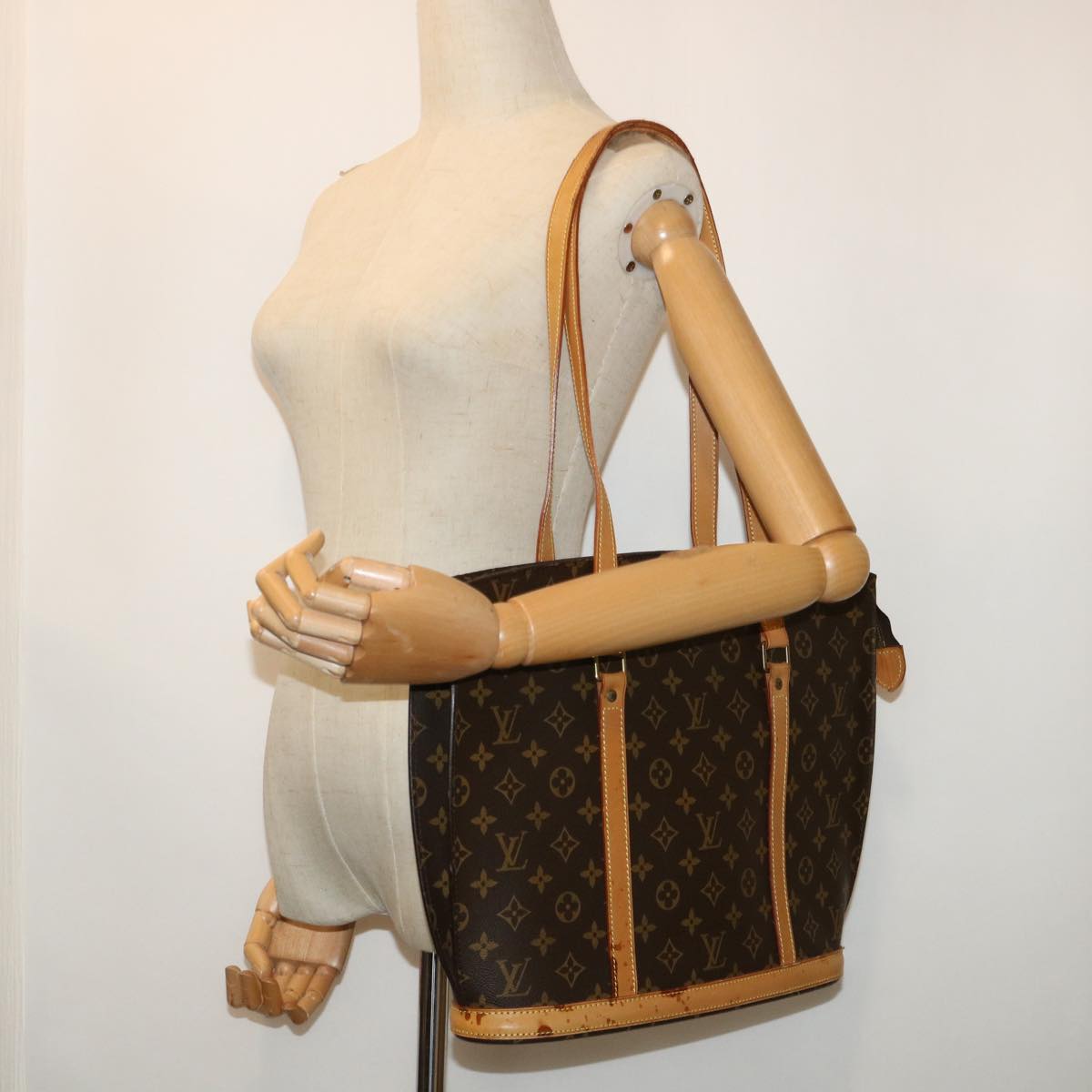 LOUIS VUITTON Monogram Babylone Tote Bag M51102 LV Auth 53612