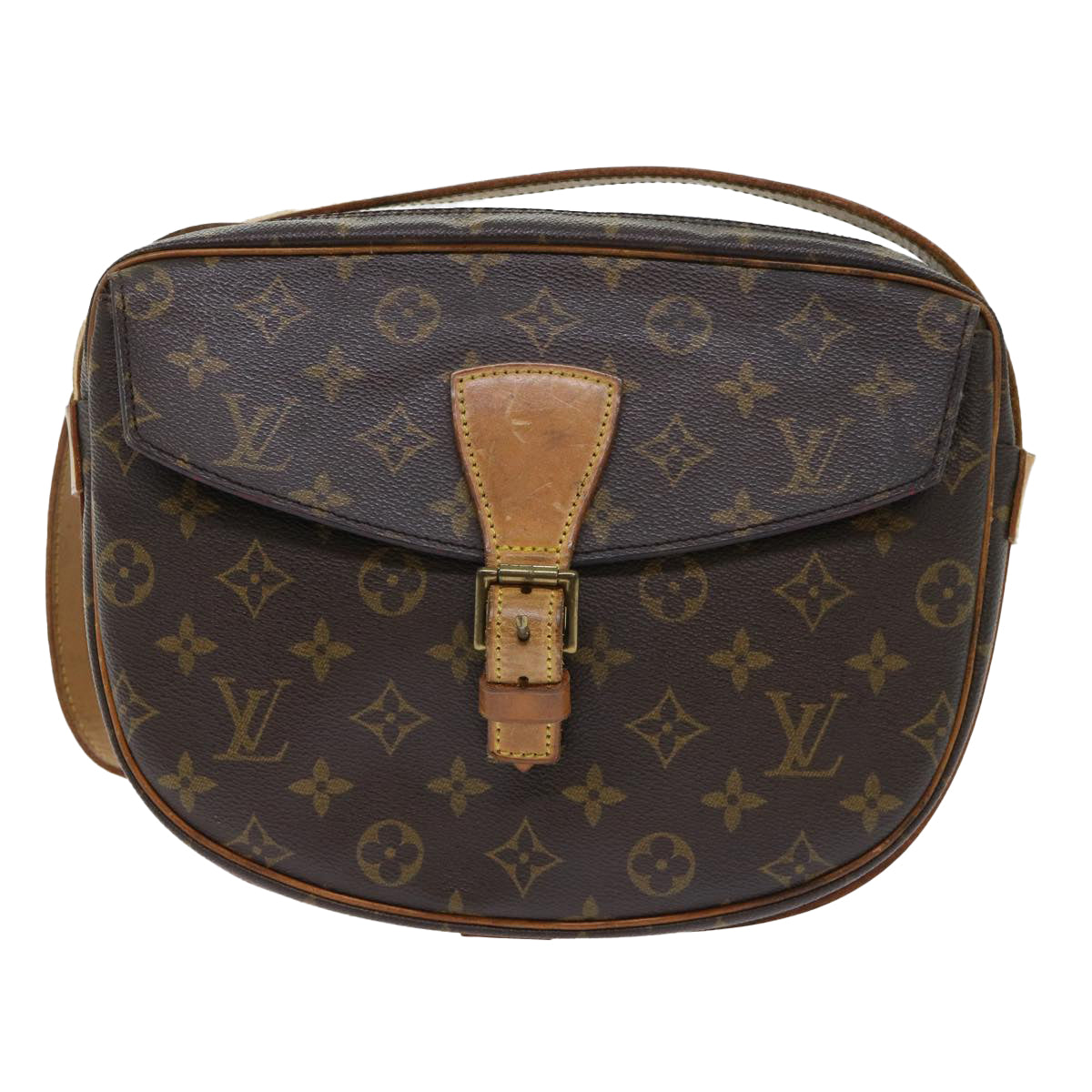 LOUIS VUITTON Monogram Jeune Fille MM Shoulder Bag M51226 LV Auth 53777