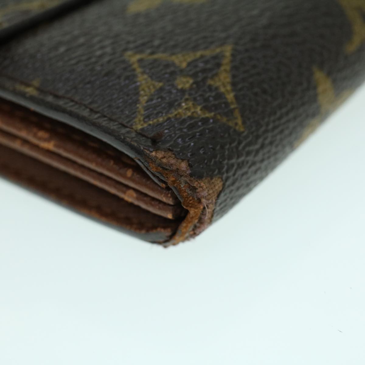 LOUIS VUITTON Monogram Portefeuille Sarah Long Wallet M61734 LV Auth 53797