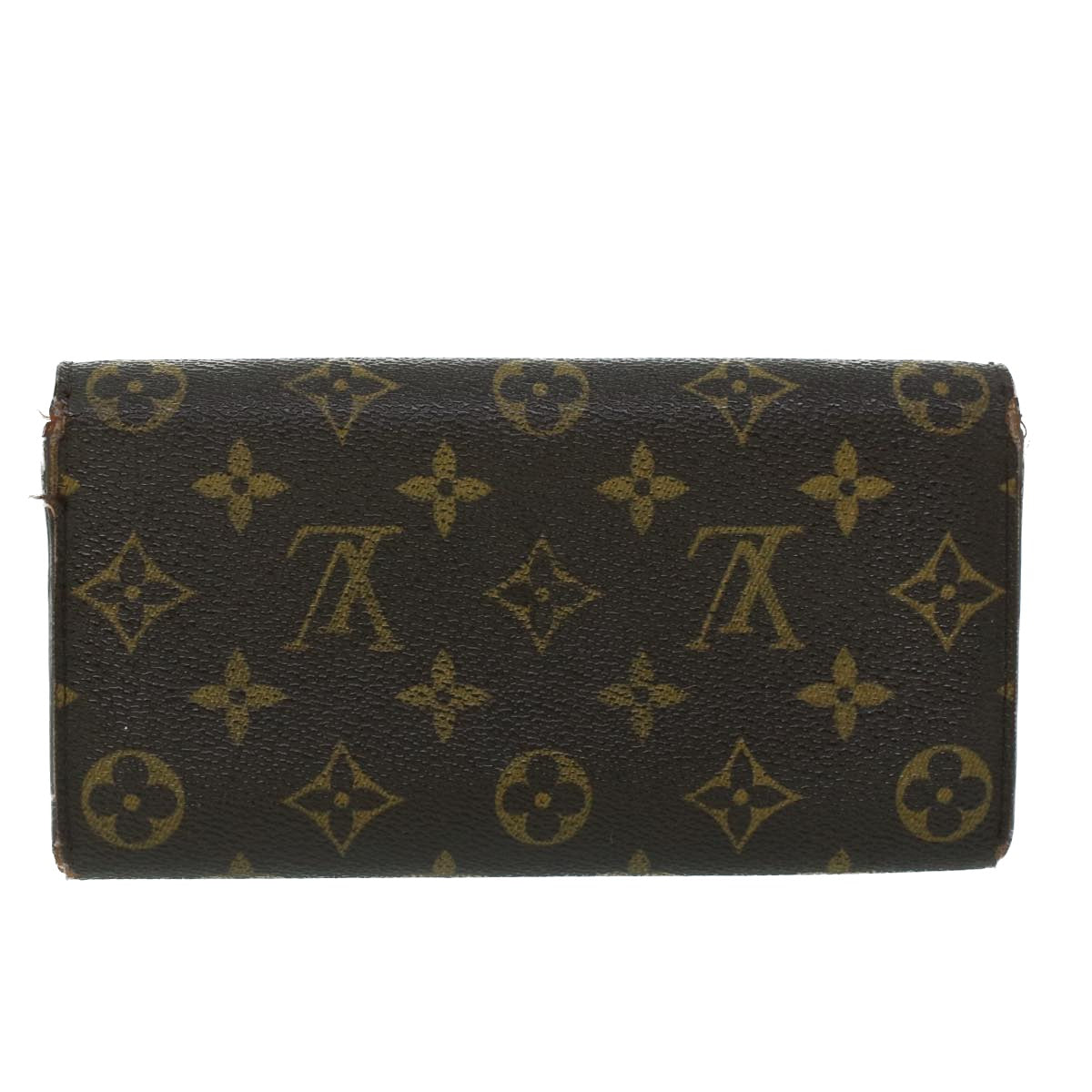 LOUIS VUITTON Monogram Portefeuille Sarah Long Wallet M61734 LV Auth 53797