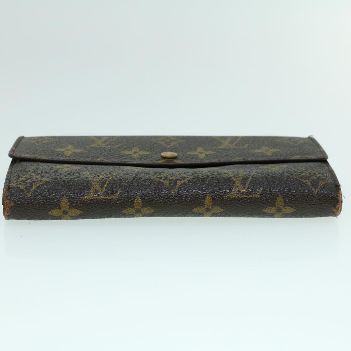 LOUIS VUITTON Monogram Portefeuille Sarah Long Wallet M61734 LV Auth 53797