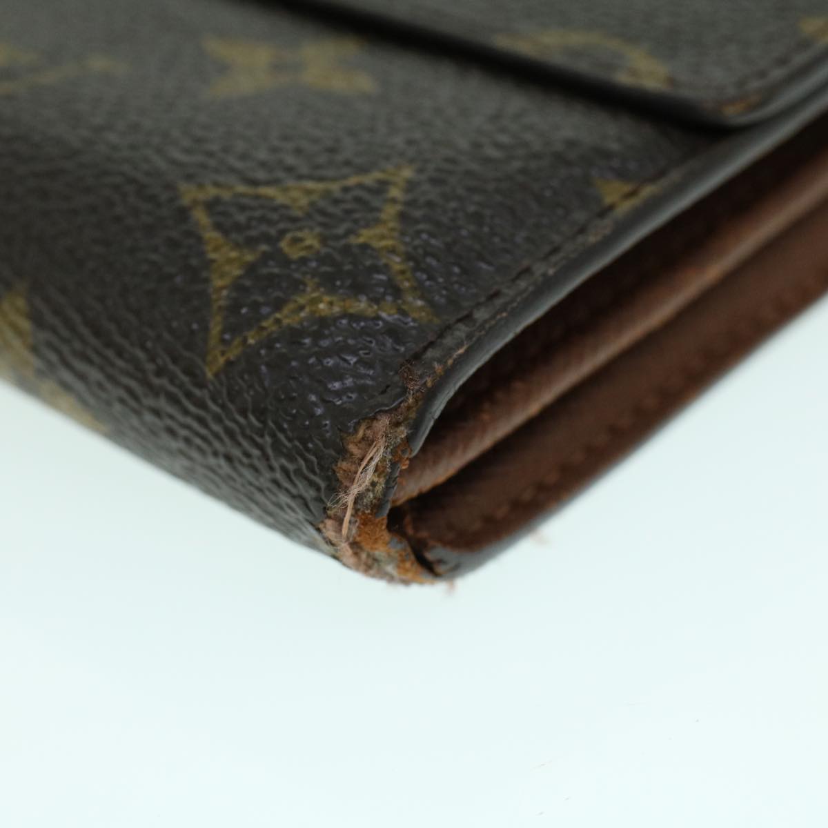 LOUIS VUITTON Monogram Portefeuille Sarah Long Wallet M61734 LV Auth 53797