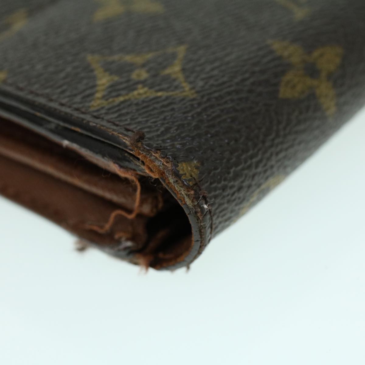 LOUIS VUITTON Monogram Portefeuille Sarah Long Wallet M61734 LV Auth 53797