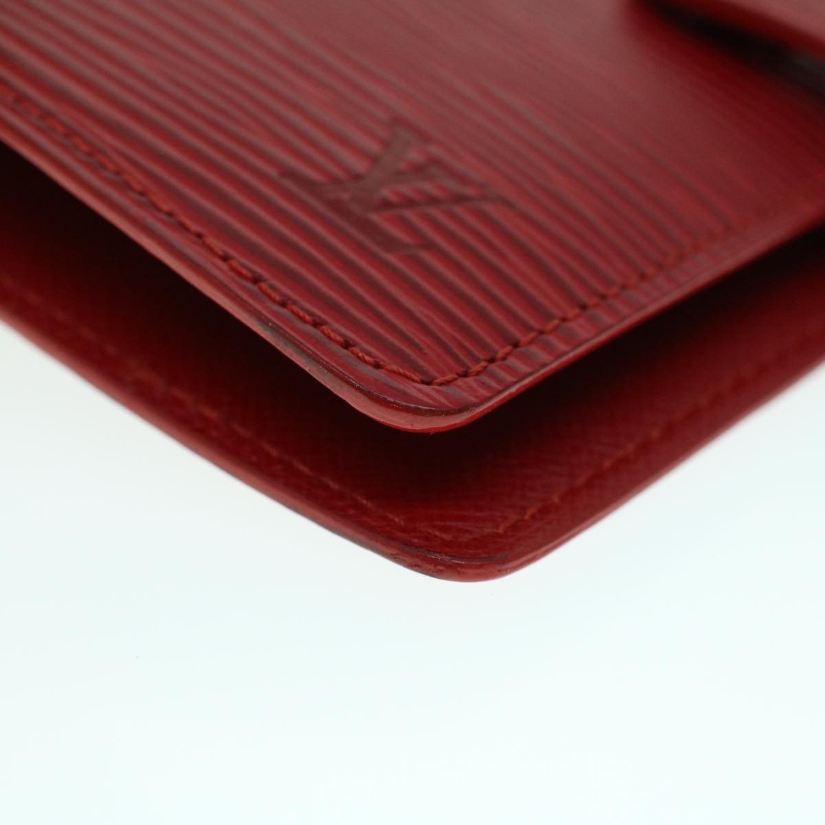 LOUIS VUITTON Epi Agenda PM Day Planner Cover Red R20057 LV Auth 53801