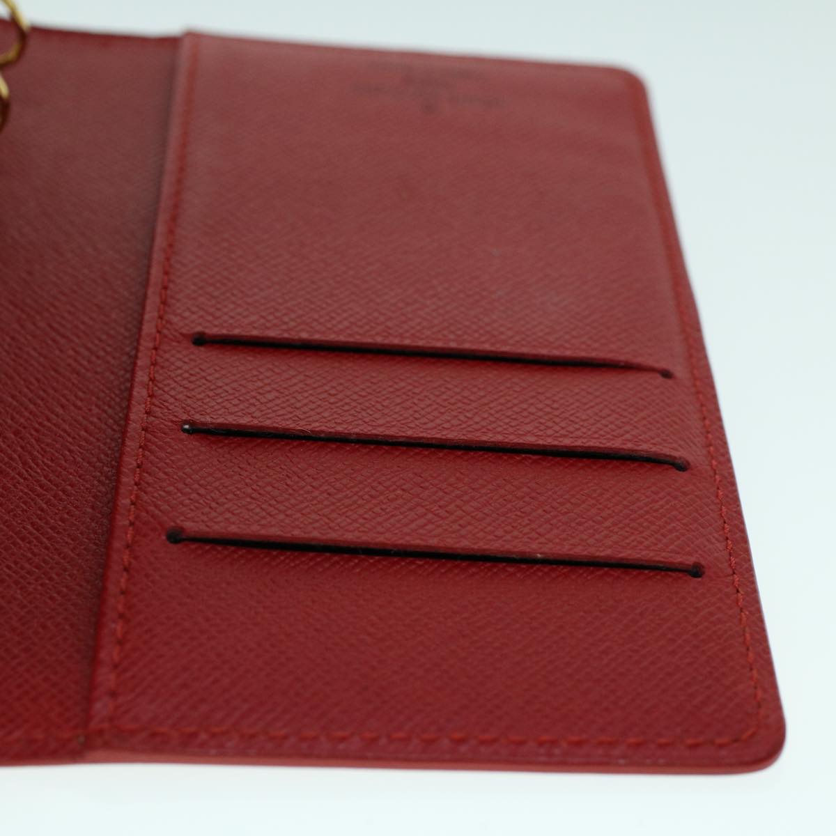 LOUIS VUITTON Epi Agenda PM Day Planner Cover Red R20057 LV Auth 53801