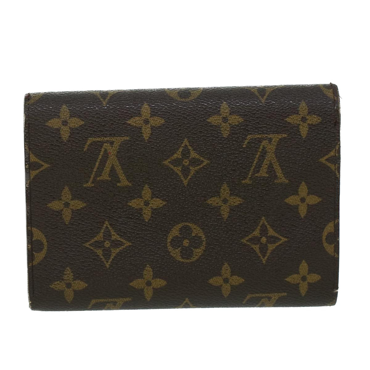 LOUIS VUITTON Monogram Porte Tresor Etui Papie Wallet M61202 LV Auth 53808