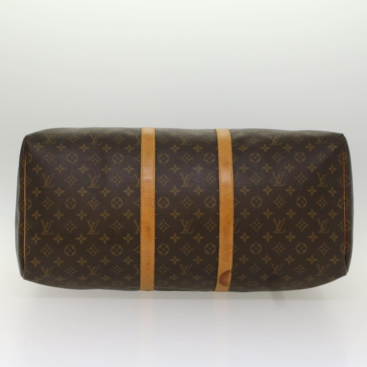 LOUIS VUITTON Monogram Keepall 55 Boston Bag M41424 LV Auth 53849