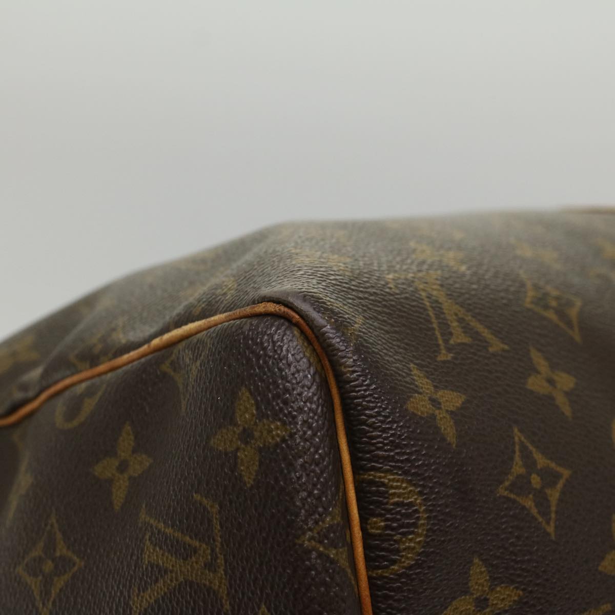 LOUIS VUITTON Monogram Keepall 55 Boston Bag M41424 LV Auth 53849