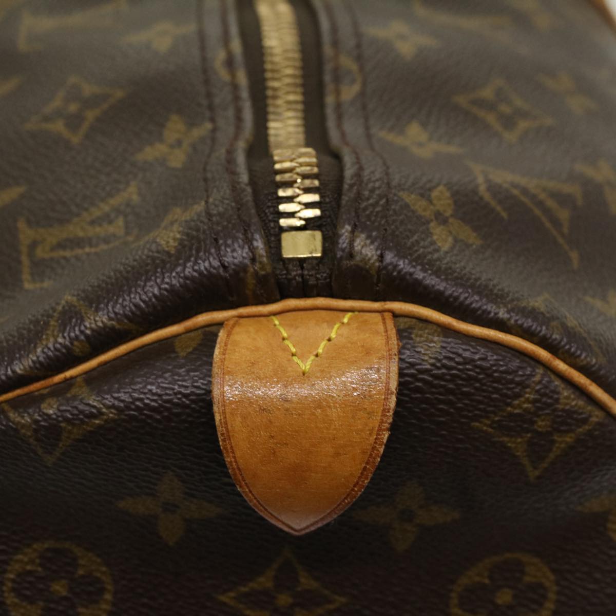 LOUIS VUITTON Monogram Keepall 55 Boston Bag M41424 LV Auth 53849