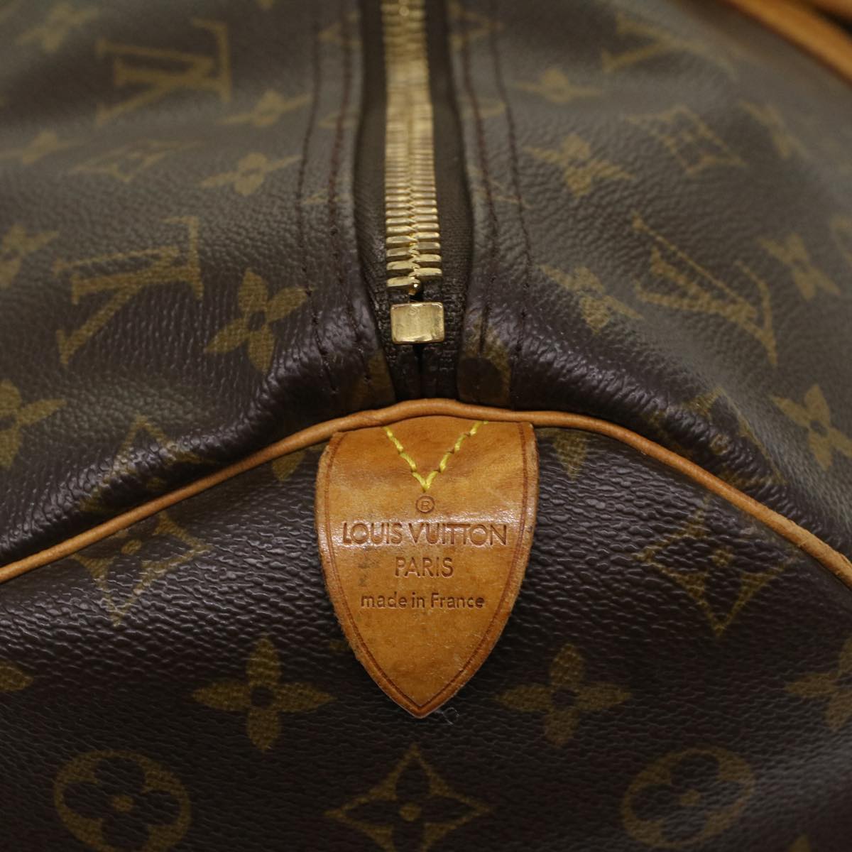 LOUIS VUITTON Monogram Keepall 55 Boston Bag M41424 LV Auth 53849