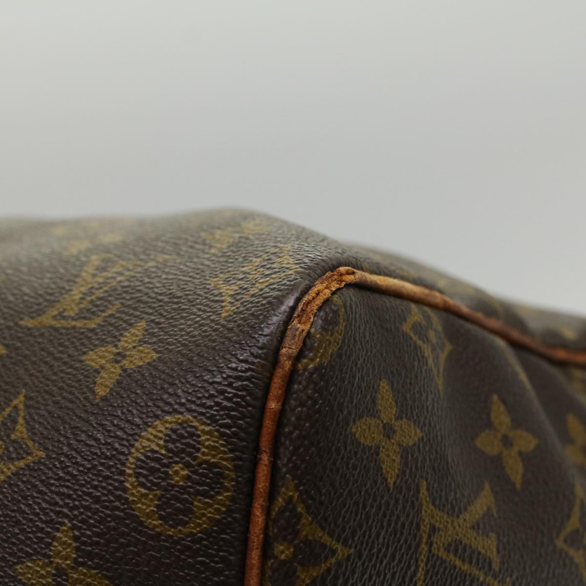 LOUIS VUITTON Monogram Keepall 55 Boston Bag M41424 LV Auth 53850