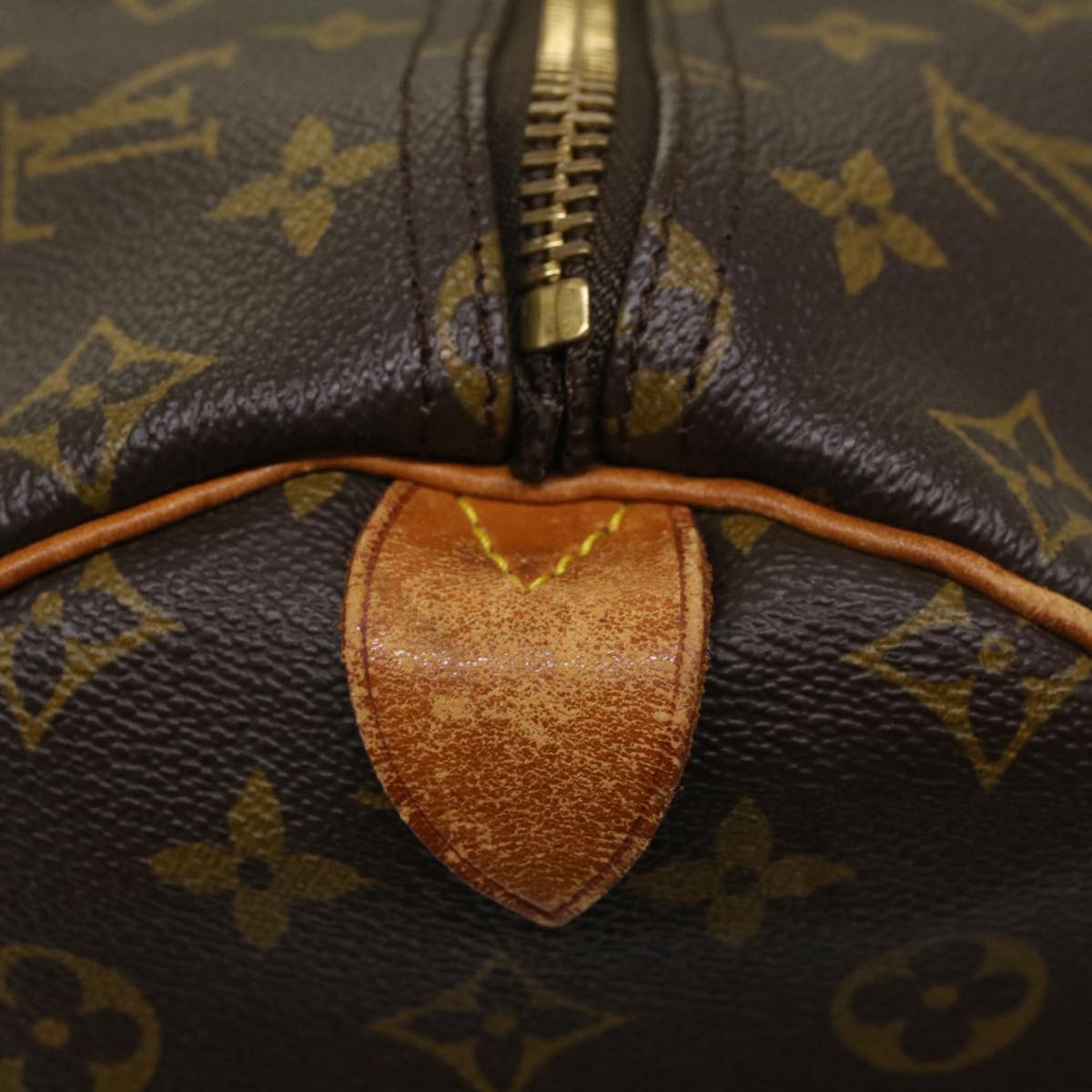 LOUIS VUITTON Monogram Keepall 55 Boston Bag M41424 LV Auth 53850