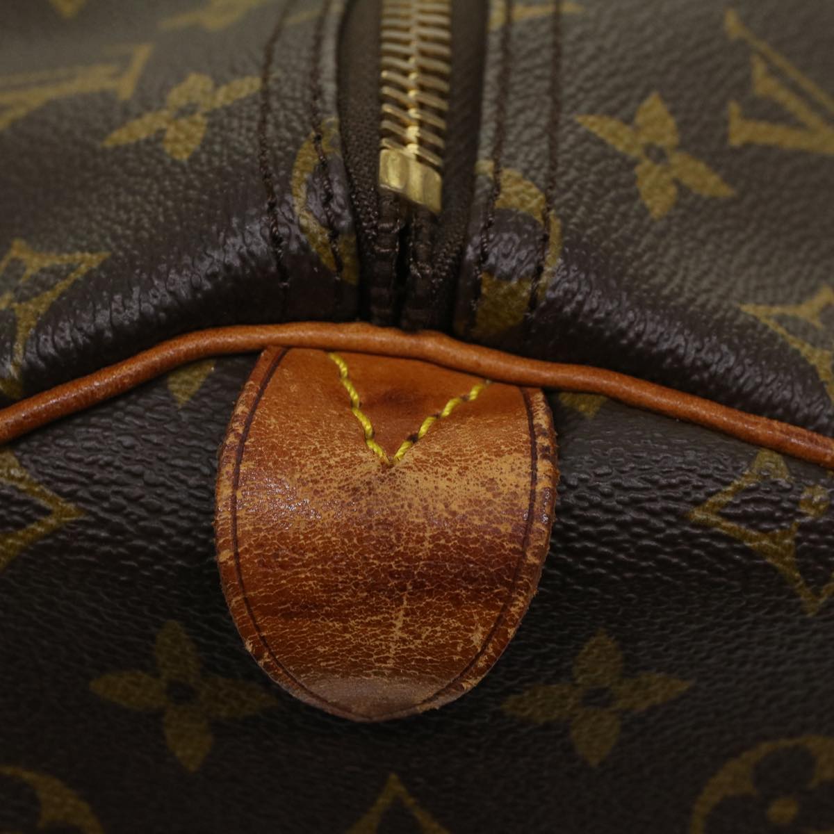 LOUIS VUITTON Monogram Keepall 55 Boston Bag M41424 LV Auth 53850