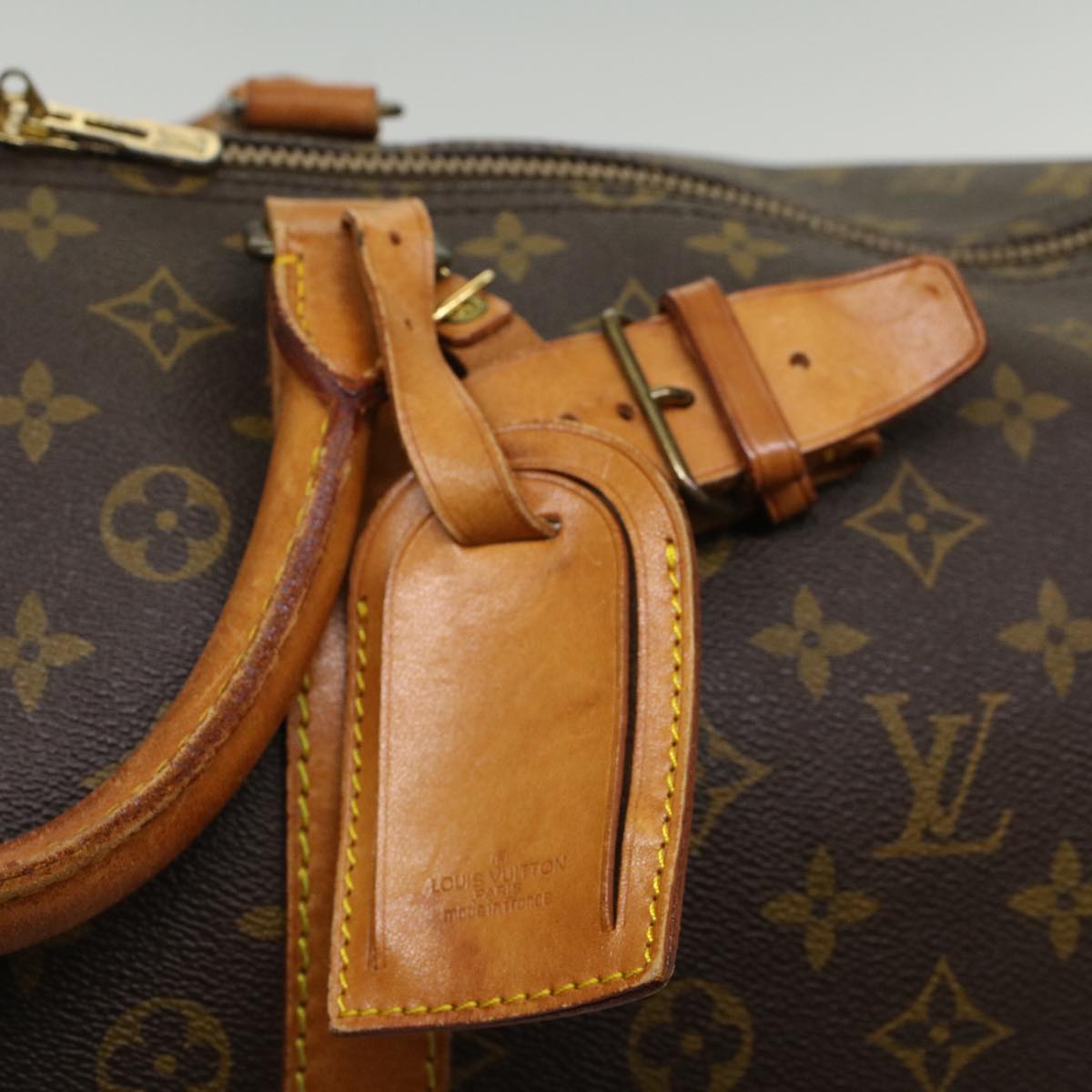 LOUIS VUITTON Monogram Keepall 55 Boston Bag M41424 LV Auth 53850