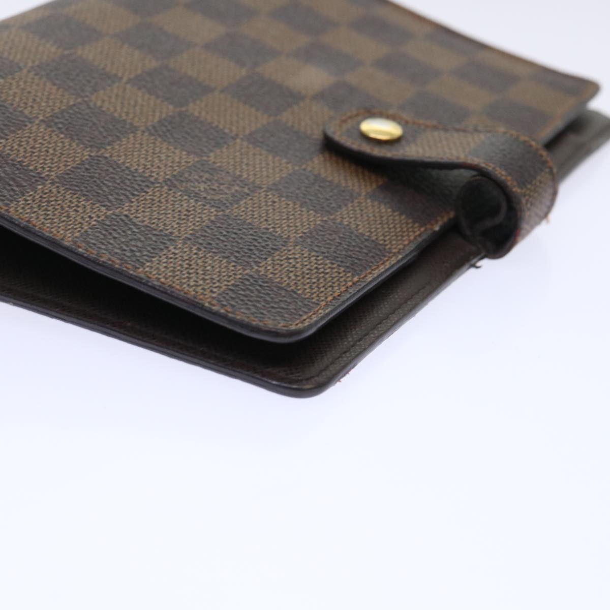 LOUIS VUITTON Damier Ebene Agenda MM Day Planner Cover R20240 LV Auth 53872