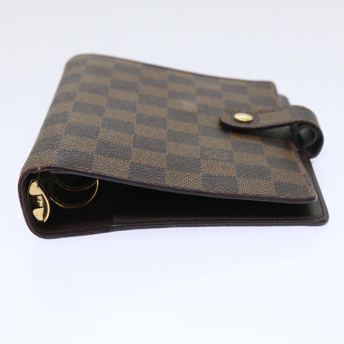 LOUIS VUITTON Damier Ebene Agenda MM Day Planner Cover R20240 LV Auth 53872