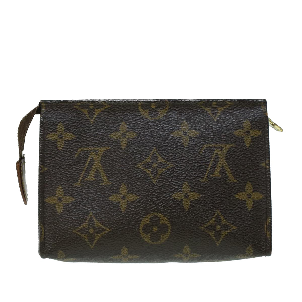 LOUIS VUITTON Monogram Poche Toilette 15 Pouch M47546 LV Auth 53873