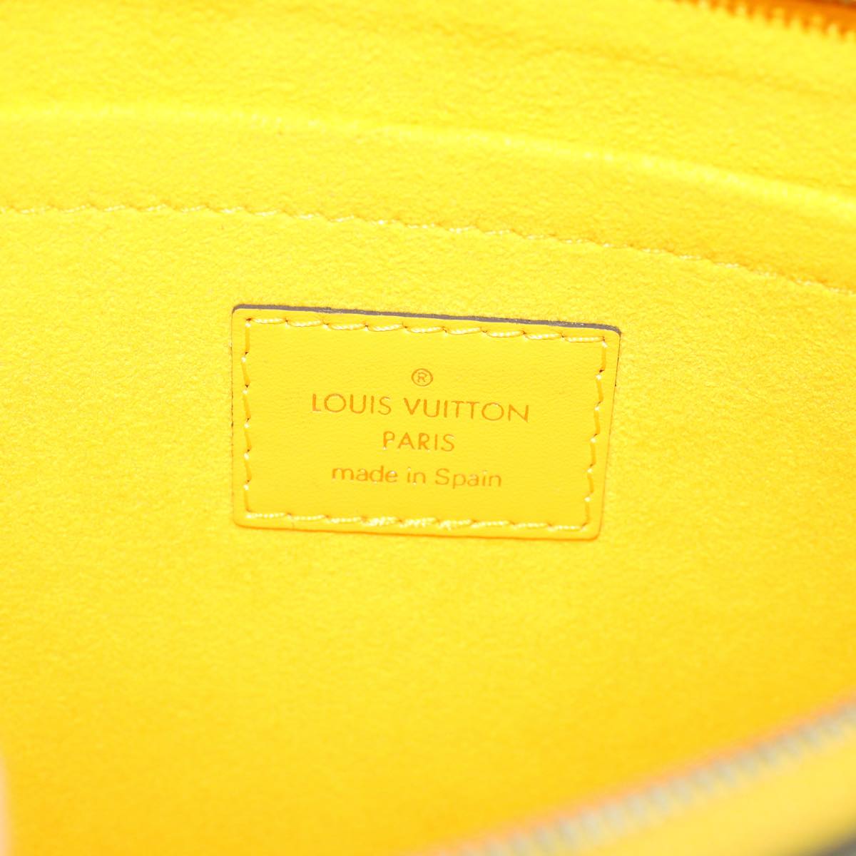 LOUIS VUITTON Epi Neverfull MM Pouch Pouch Yellow Mimosa LV Auth 53875