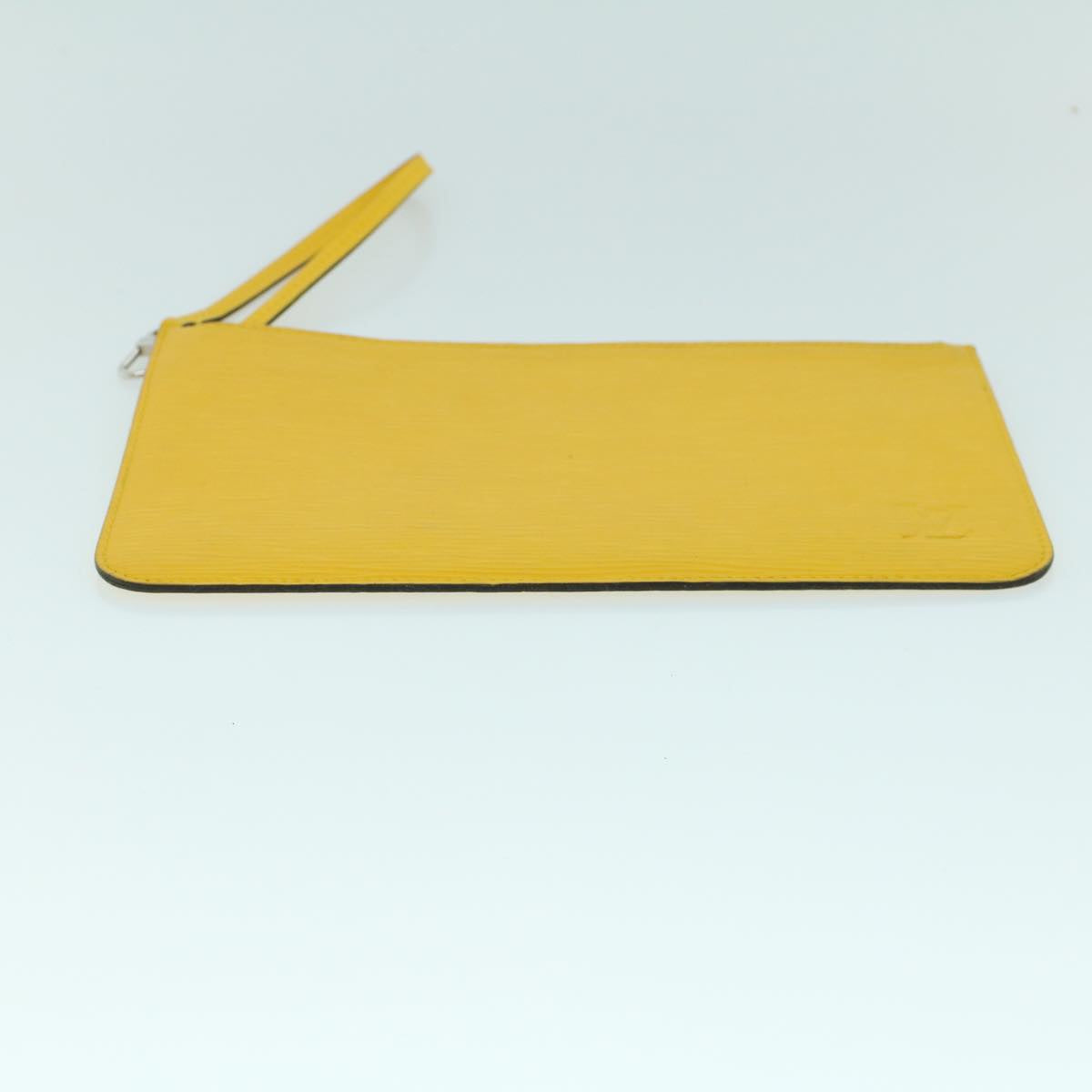 LOUIS VUITTON Epi Neverfull MM Pouch Pouch Yellow Mimosa LV Auth 53875