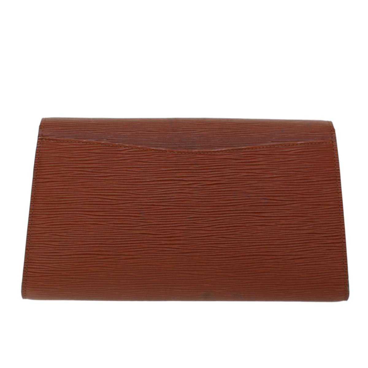 LOUIS VUITTON Epi Art Deco Clutch Bag Brown M52633 LV Auth 53876