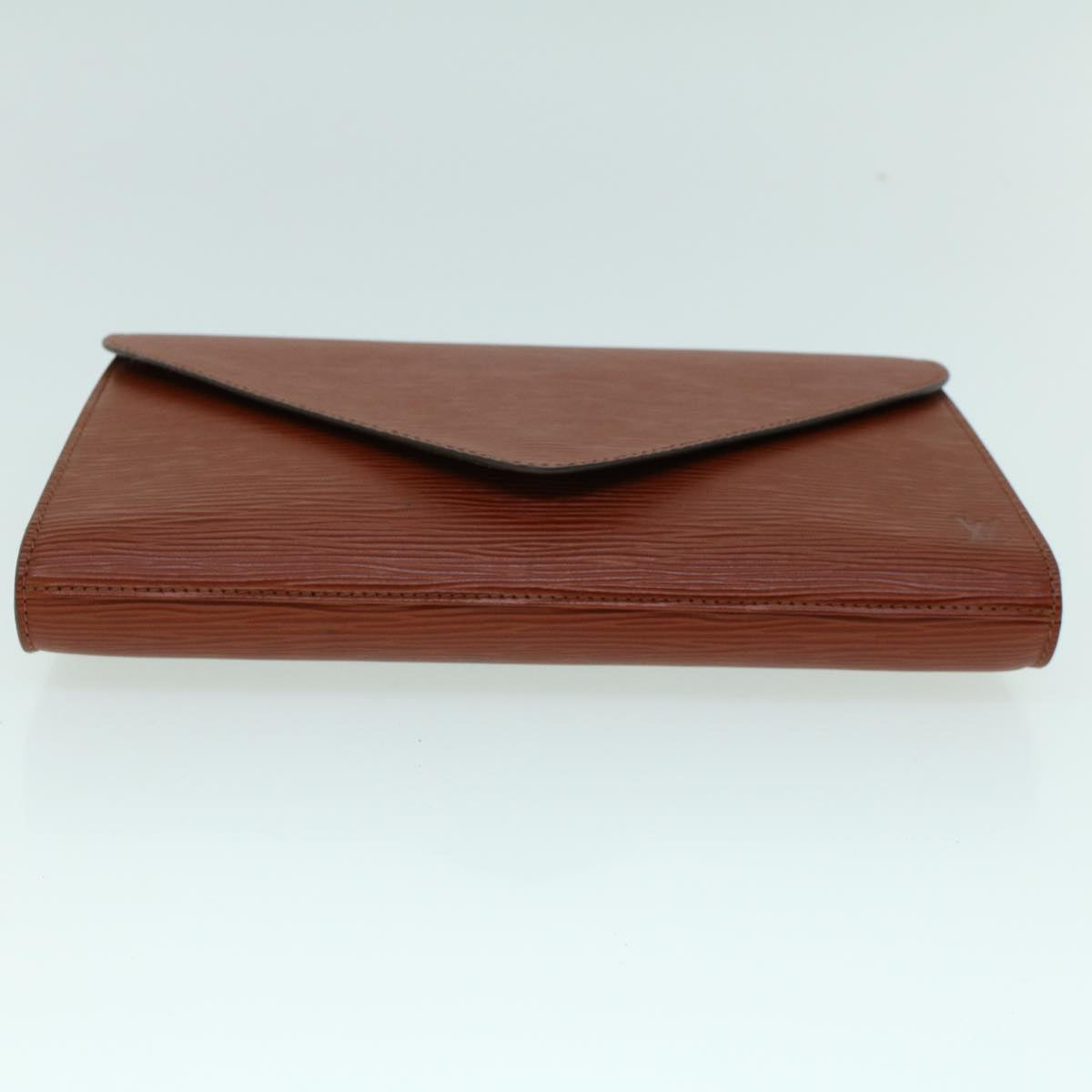 LOUIS VUITTON Epi Art Deco Clutch Bag Brown M52633 LV Auth 53876