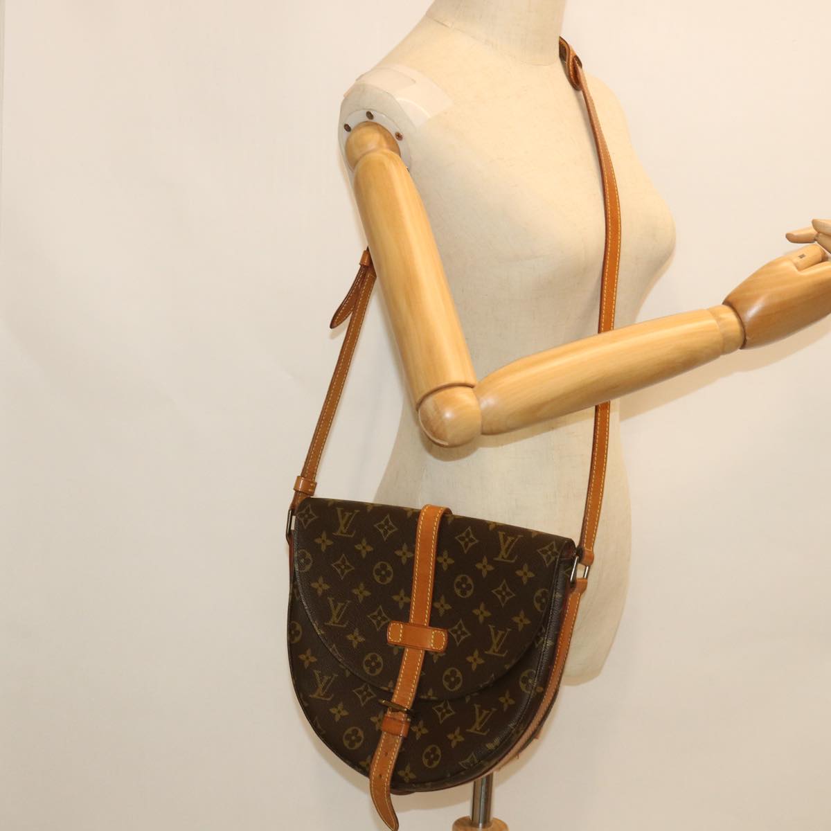 LOUIS VUITTON Monogram Chantilly GM Shoulder Bag M51232 LV Auth 53904