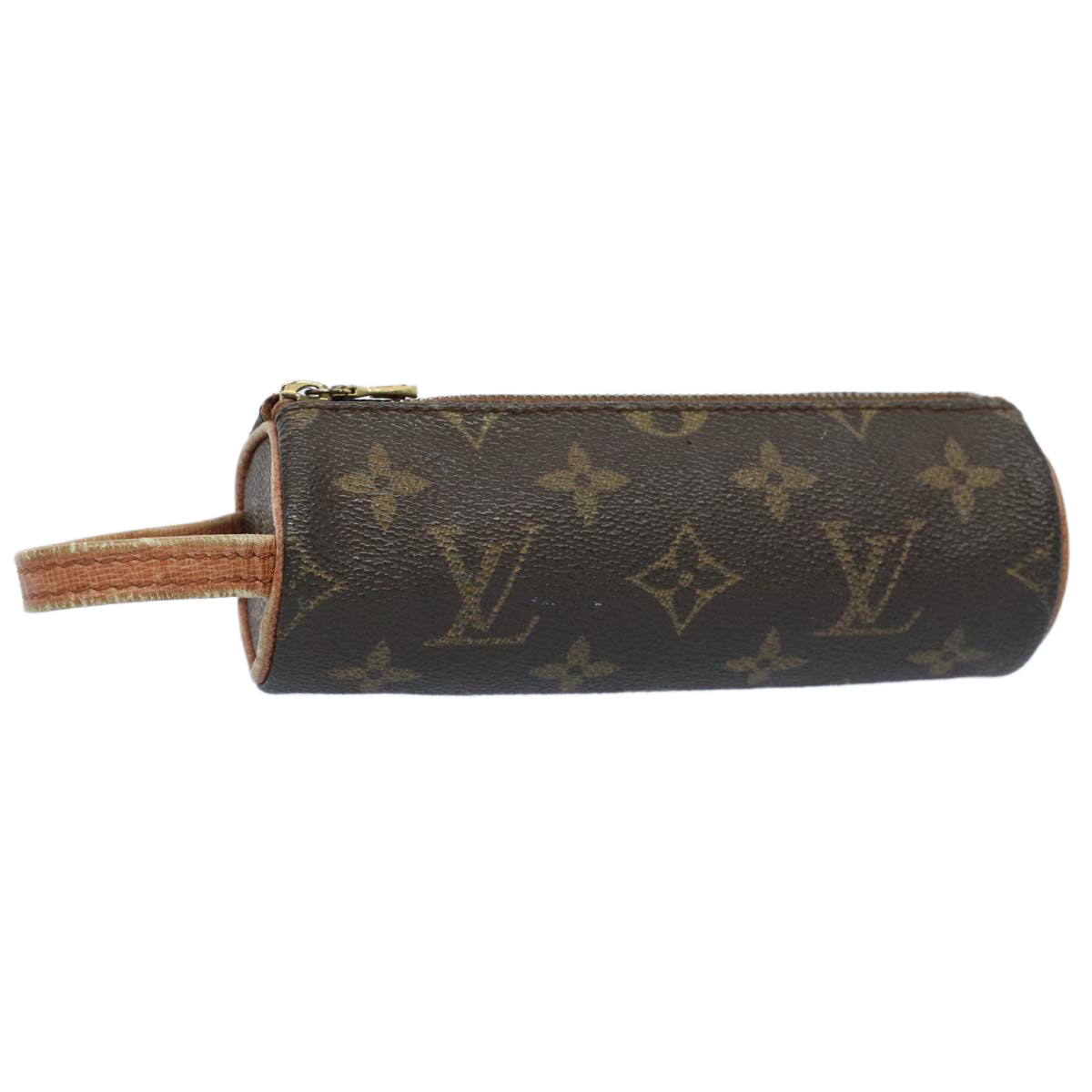 LOUIS VUITTON Monogram Etui 3 Ball de Golf Pouch M58249 LV Auth 53908