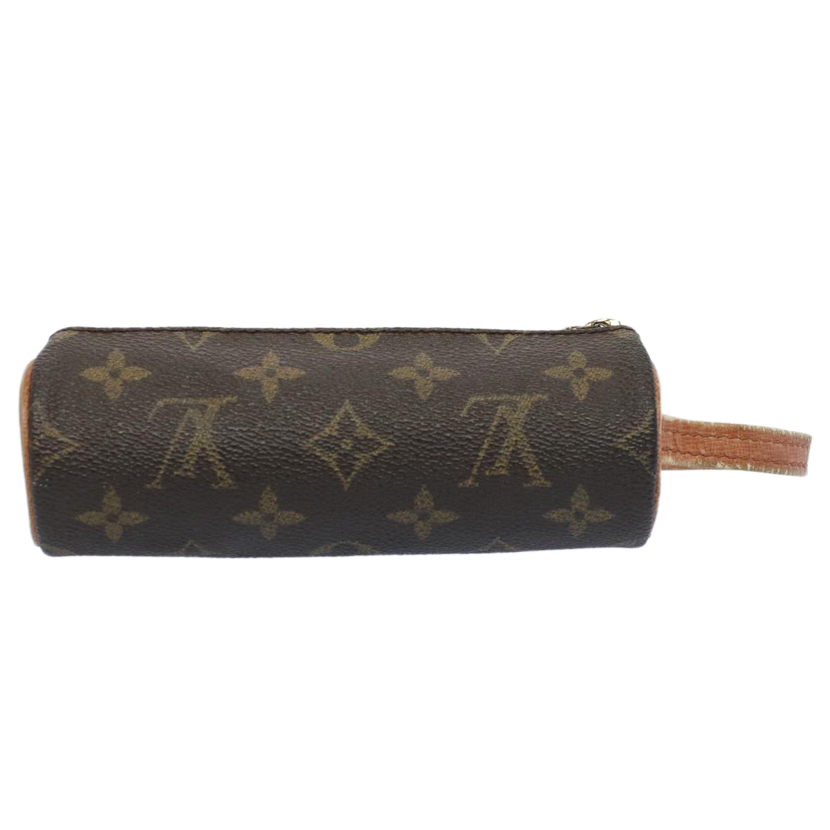 LOUIS VUITTON Monogram Etui 3 Ball de Golf Pouch M58249 LV Auth 53908