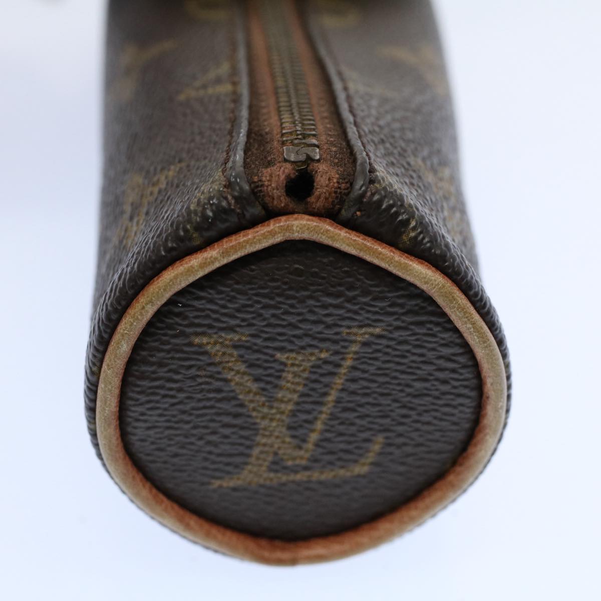 LOUIS VUITTON Monogram Etui 3 Ball de Golf Pouch M58249 LV Auth 53908