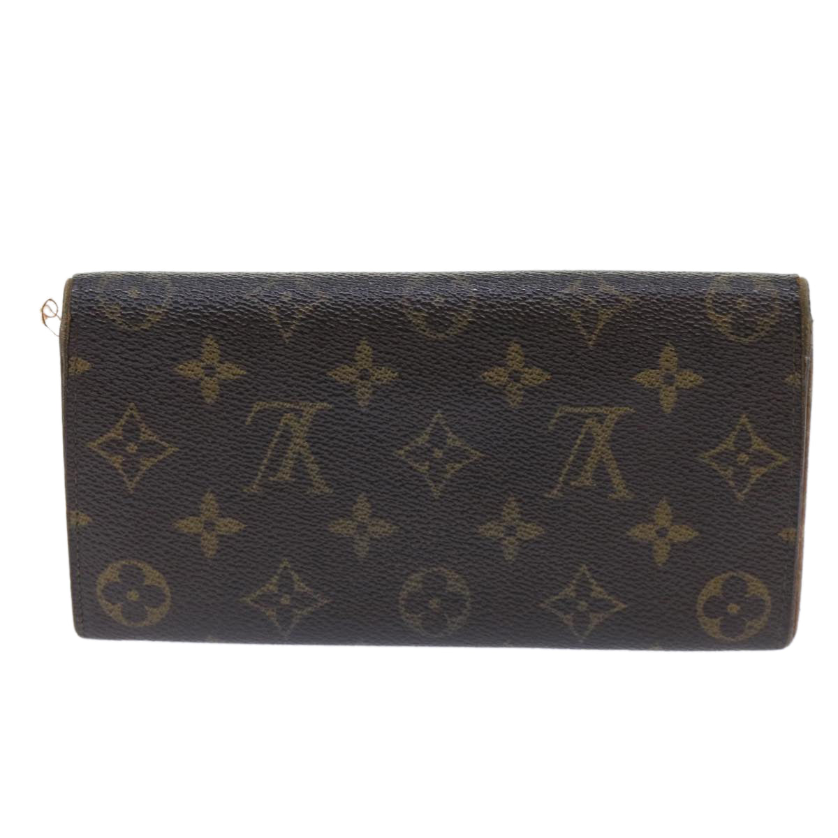 LOUIS VUITTON Monogram Pochette Porte Monnaie Credit Wallet M61725 Auth 53915