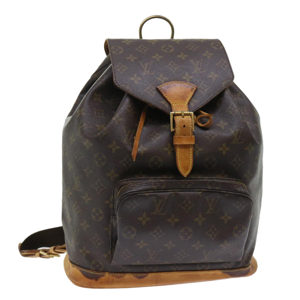 LOUIS VUITTON Monogram Montsouris GM Backpack M51135 LV Auth 53925