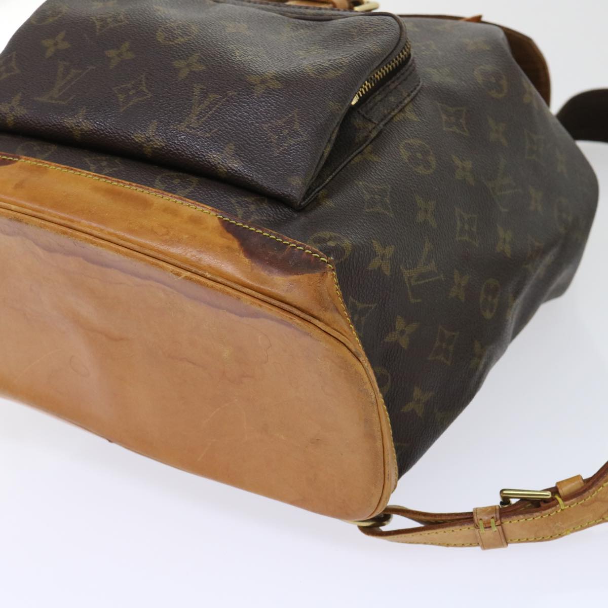 LOUIS VUITTON Monogram Montsouris GM Backpack M51135 LV Auth 53925