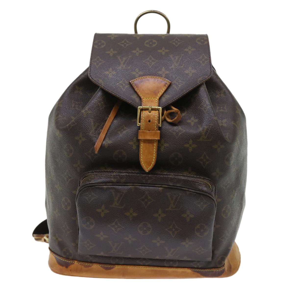 LOUIS VUITTON Monogram Montsouris GM Backpack M51135 LV Auth 53925