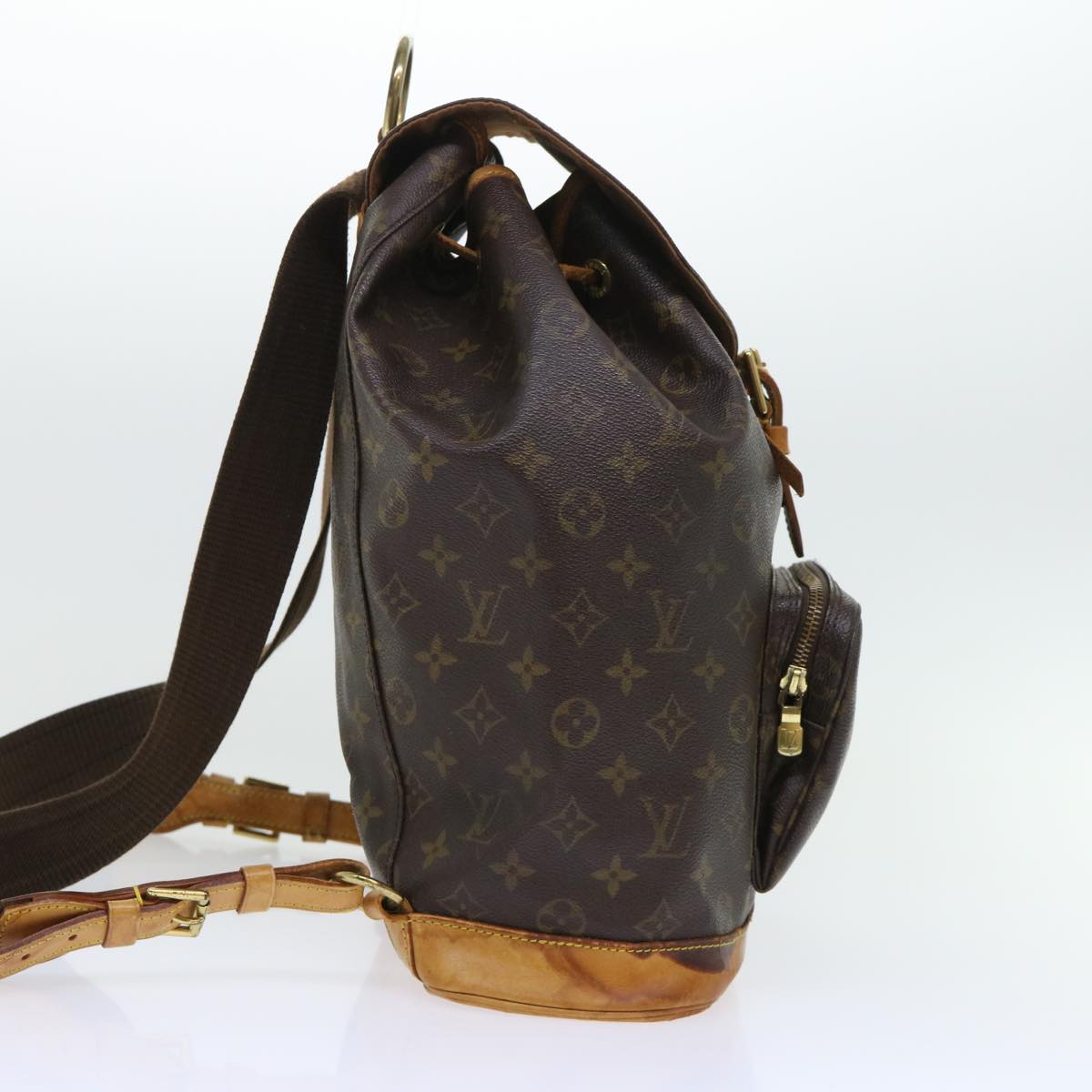 LOUIS VUITTON Monogram Montsouris GM Backpack M51135 LV Auth 53925