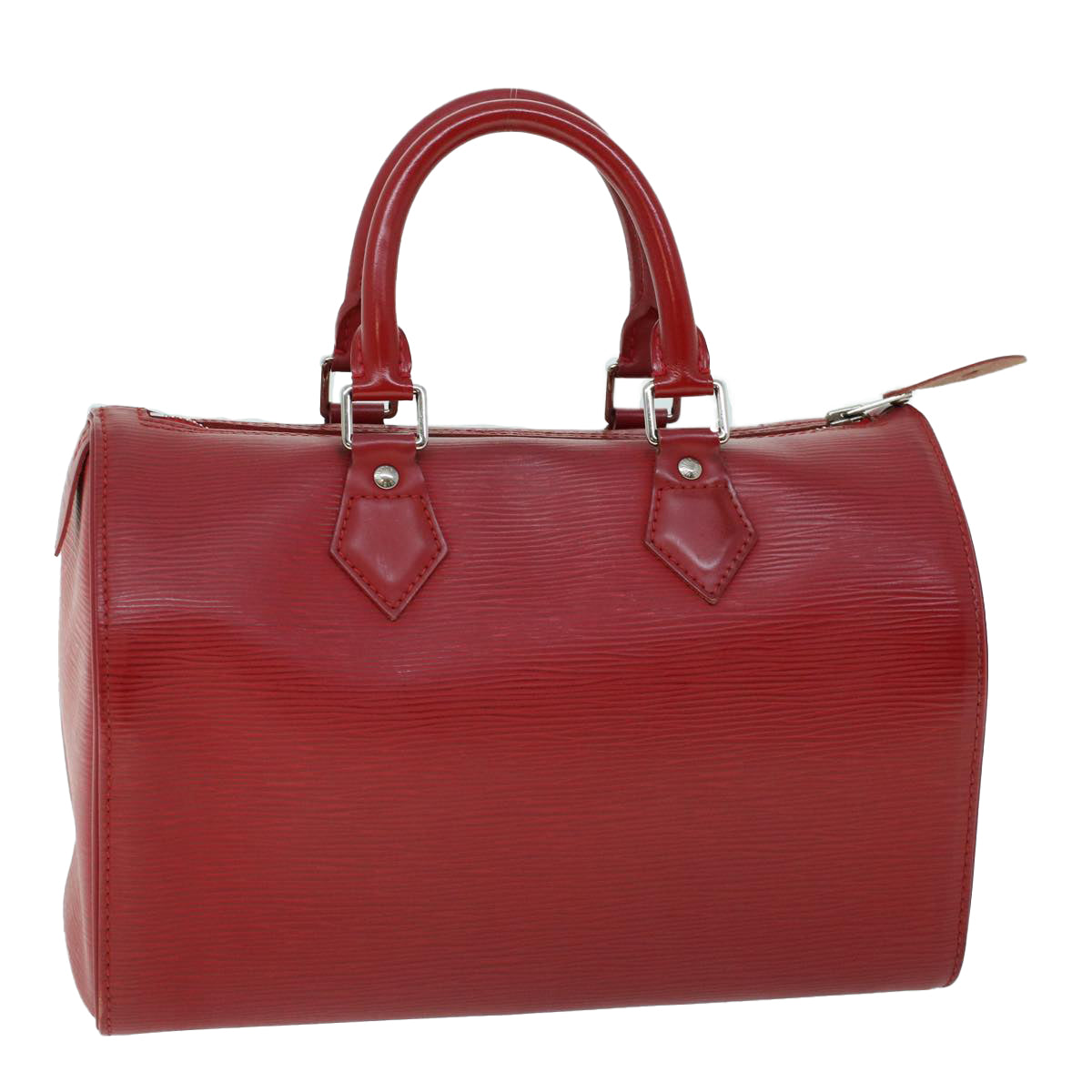 LOUIS VUITTON Epi Speedy 25 Hand Bag Castilian Red M43017 LV Auth 53961