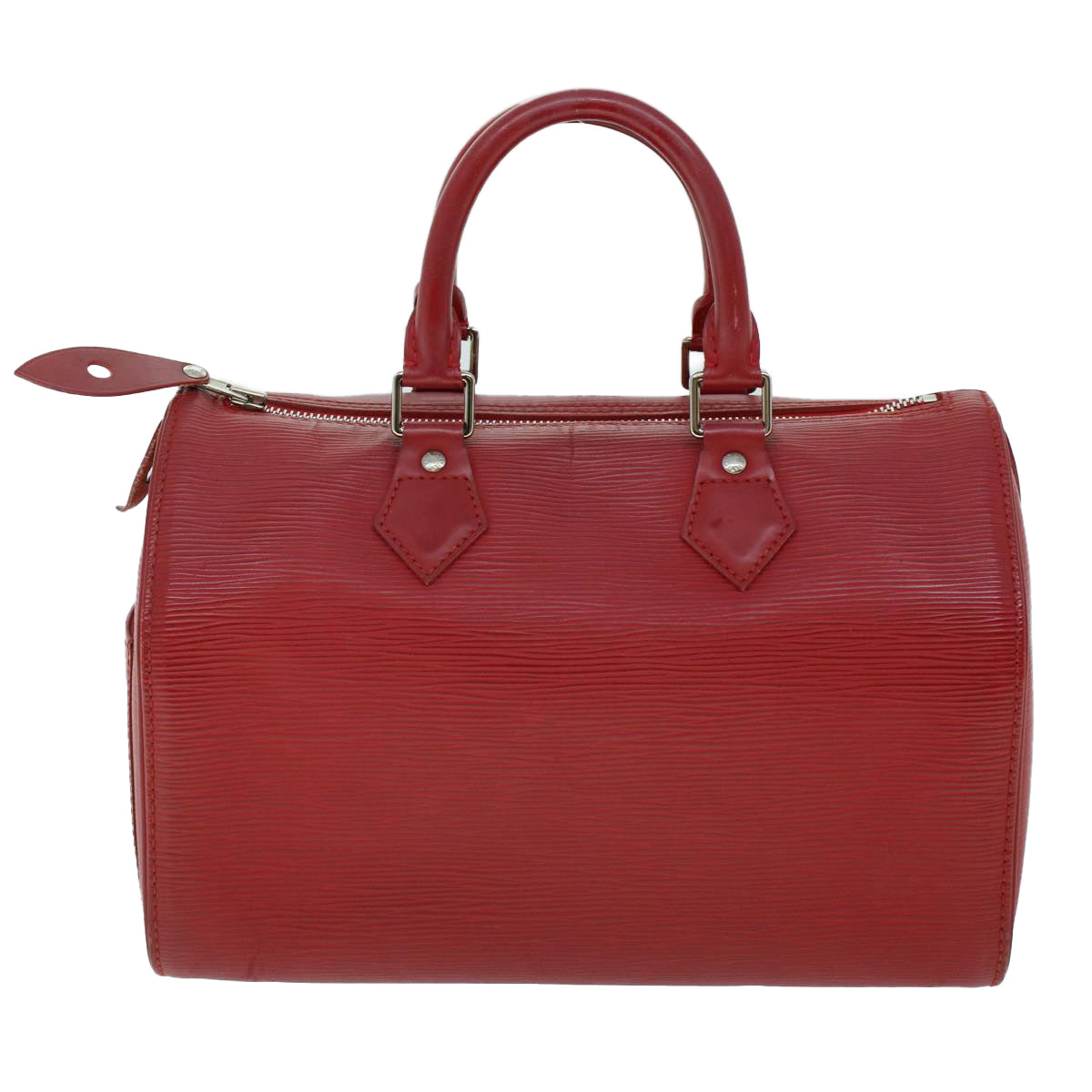 LOUIS VUITTON Epi Speedy 25 Hand Bag Castilian Red M43017 LV Auth 53961