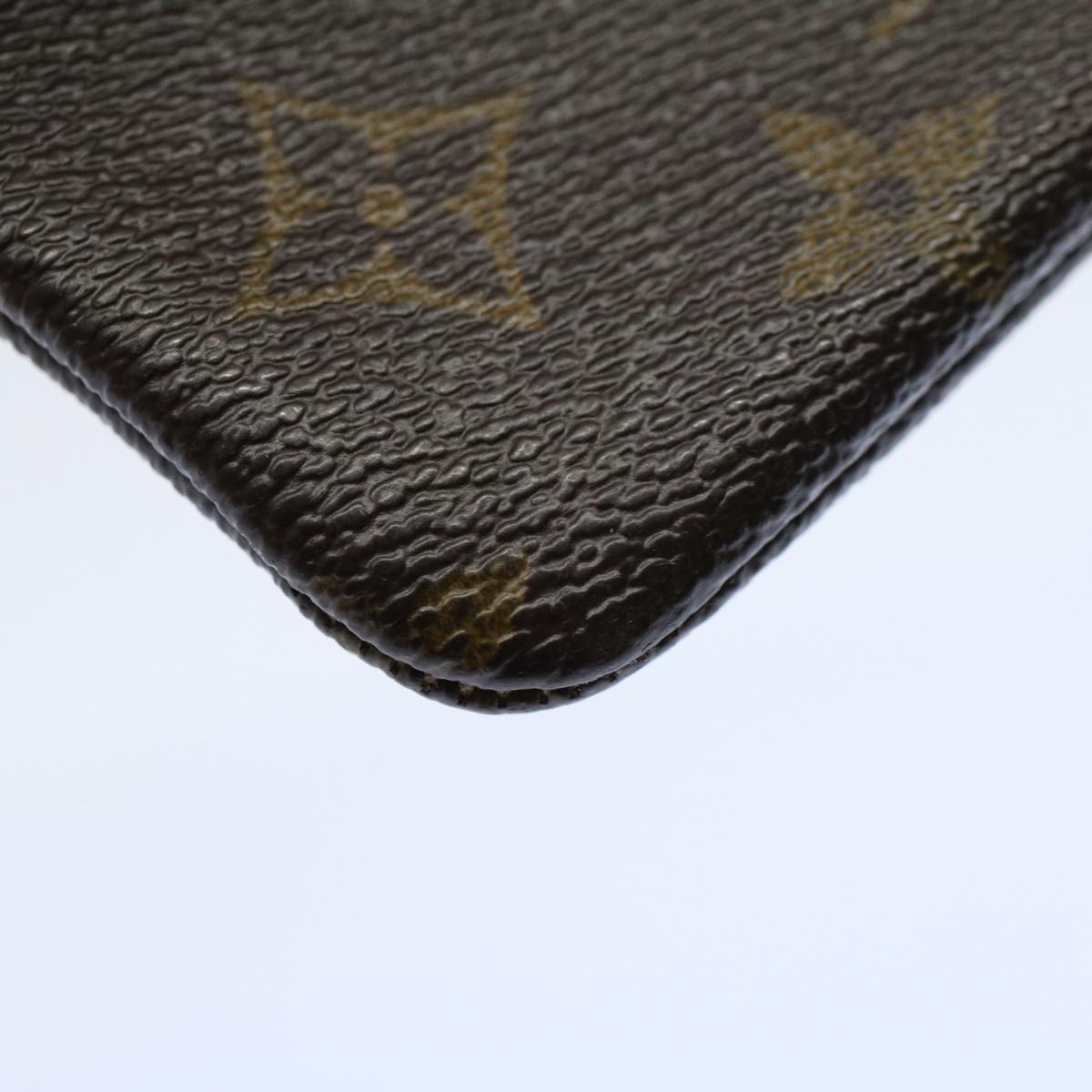 LOUIS VUITTON Monogram Pochette Cles Coin Purse M62650 LV Auth 54057