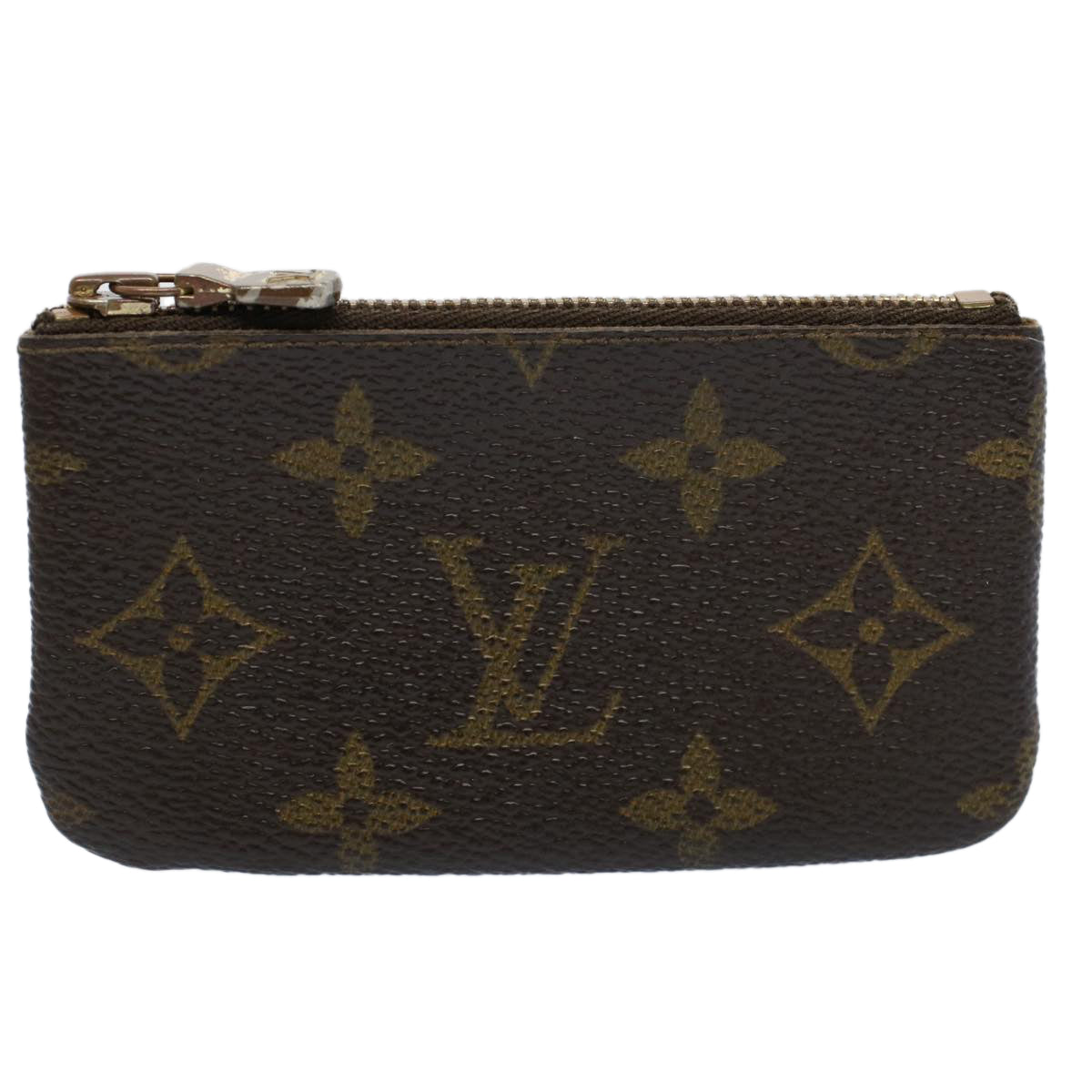 LOUIS VUITTON Monogram Pochette Cles Coin Purse M62650 LV Auth 54057