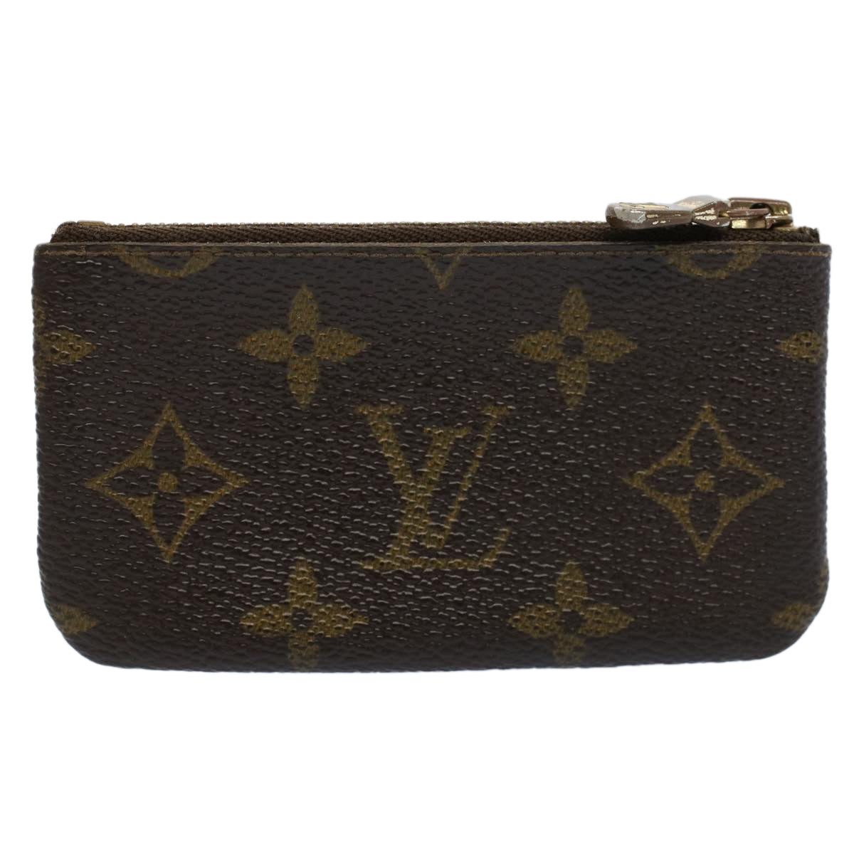 LOUIS VUITTON Monogram Pochette Cles Coin Purse M62650 LV Auth 54057