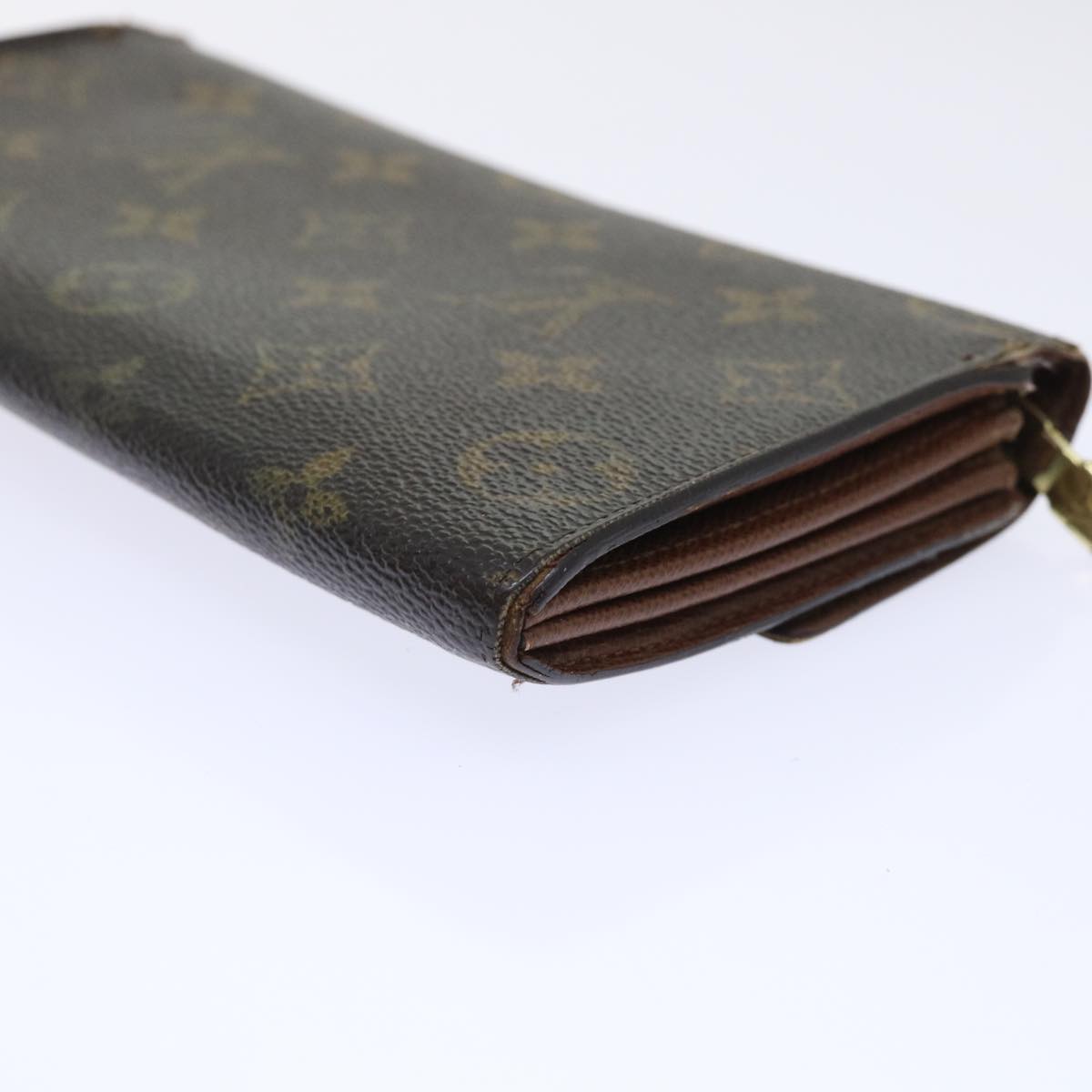 LOUIS VUITTON Monogram Portefeuille Sarah Long Wallet M61734 LV Auth 54063