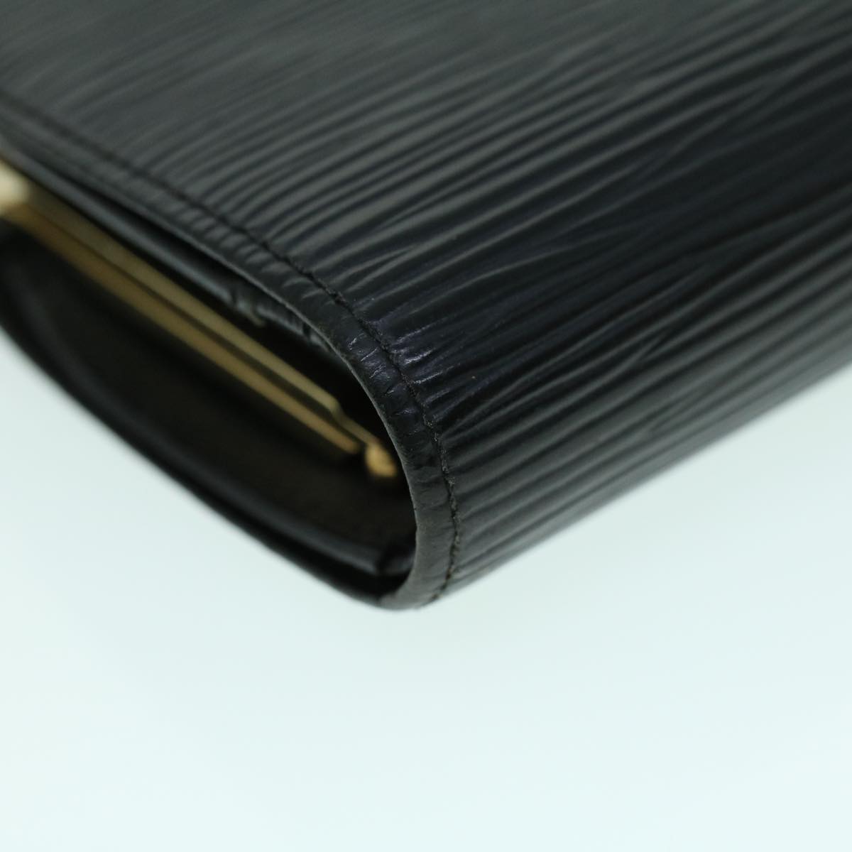 LOUIS VUITTON Epi Portefeuille Viennois Bifold Wallet Black M63242 LV Auth 54074