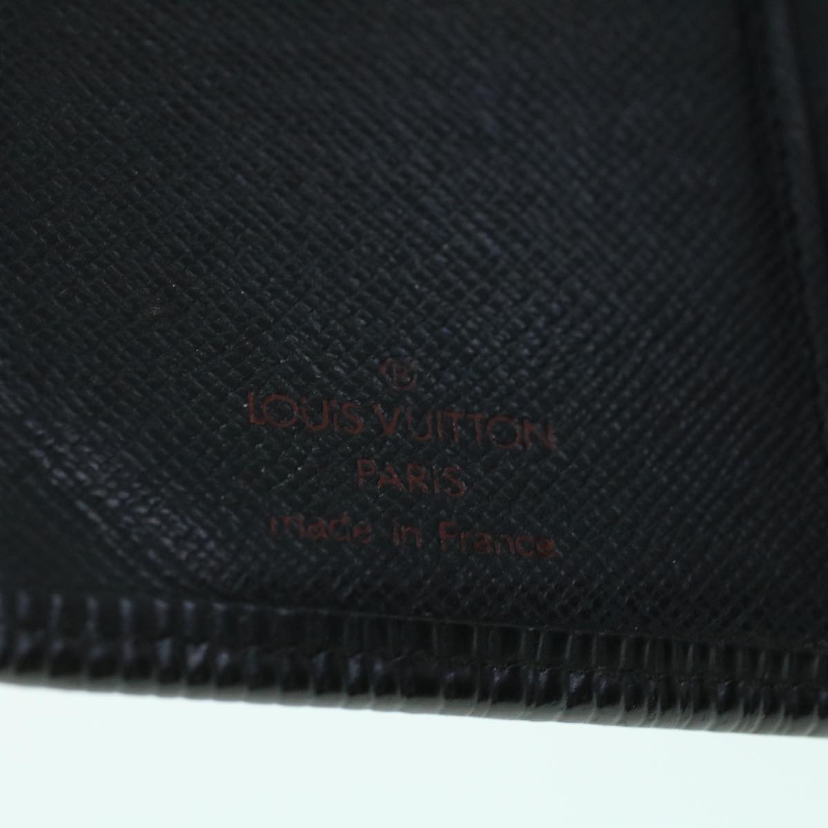 LOUIS VUITTON Epi Portefeuille Viennois Bifold Wallet Black M63242 LV Auth 54074