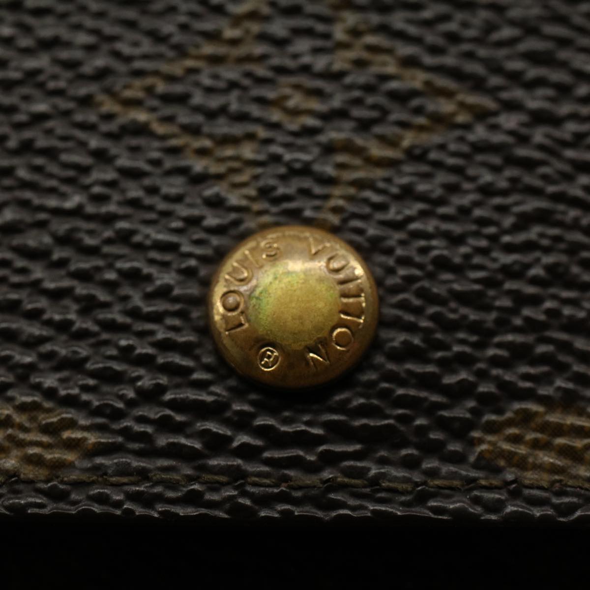 LOUIS VUITTON Monogram Porte Tresor Etui Papie Wallet M61202 LV Auth 54090