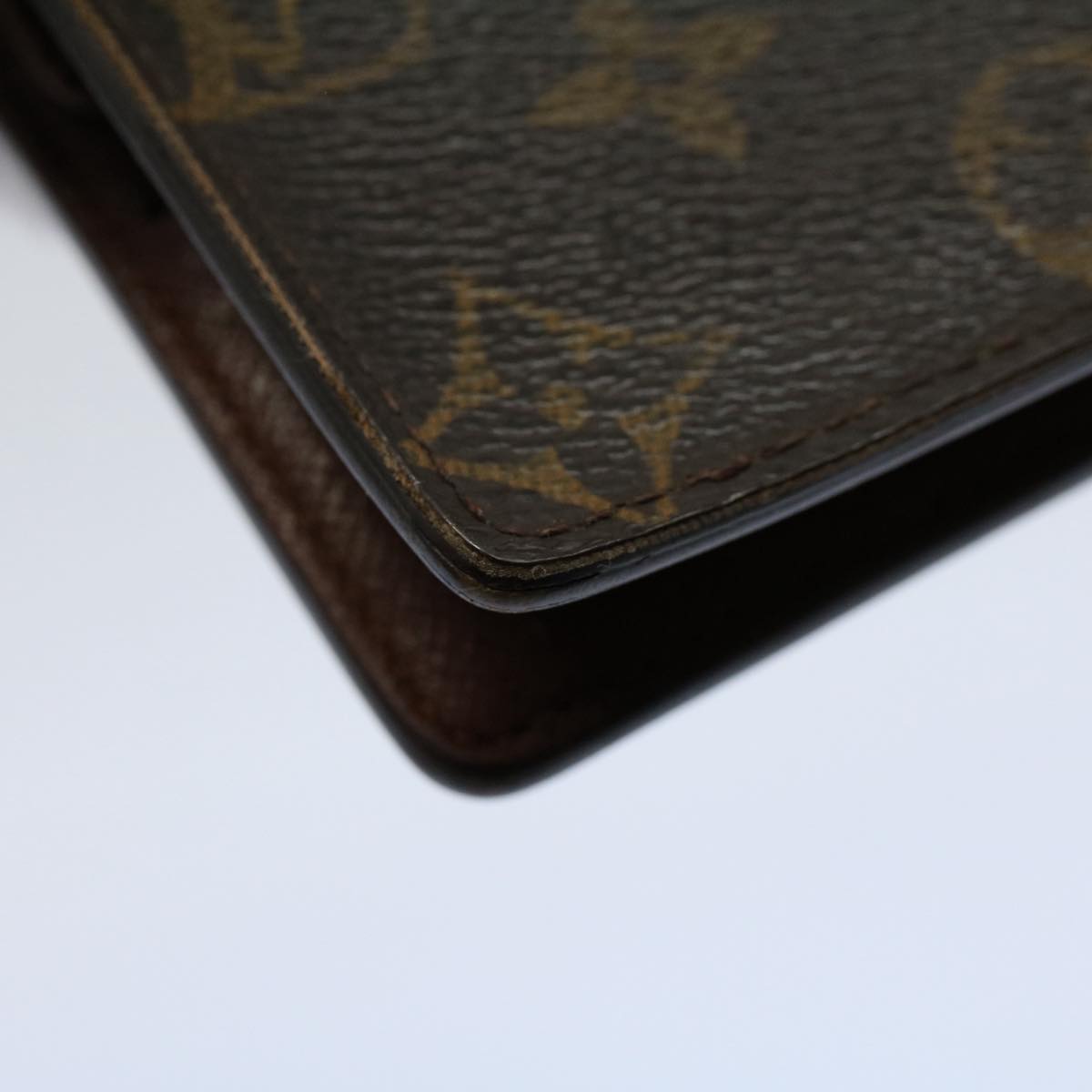 LOUIS VUITTON Monogram Portefeuille Marco Bifold Wallet M61675 LV Auth 54093