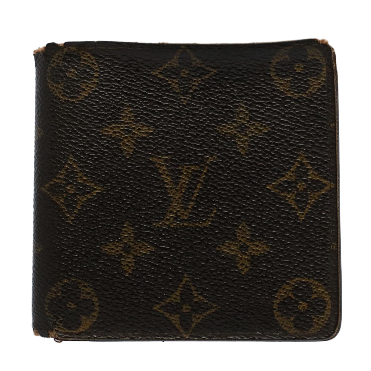 LOUIS VUITTON Monogram Portefeuille Marco Bifold Wallet M61675 LV Auth 54093