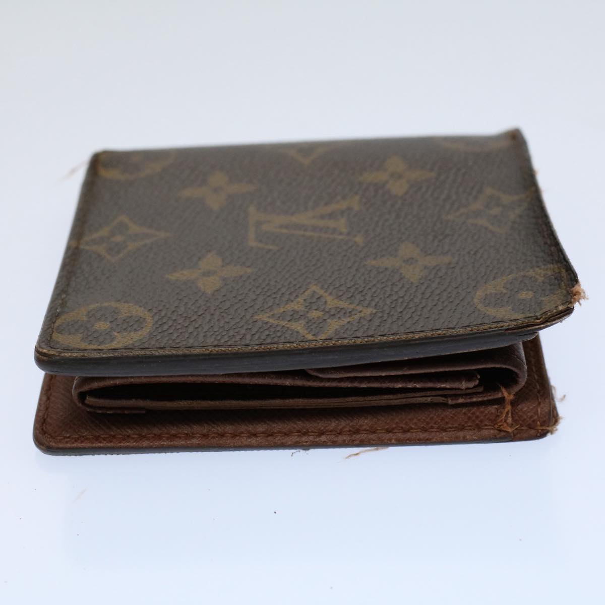 LOUIS VUITTON Monogram Portefeuille Marco Bifold Wallet M61675 LV Auth 54093