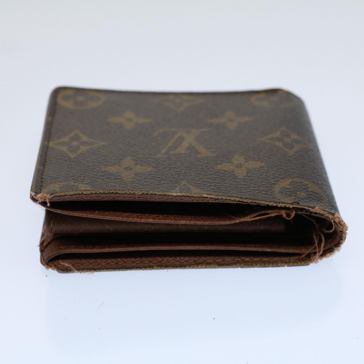 LOUIS VUITTON Monogram Portefeuille Marco Bifold Wallet M61675 LV Auth 54093