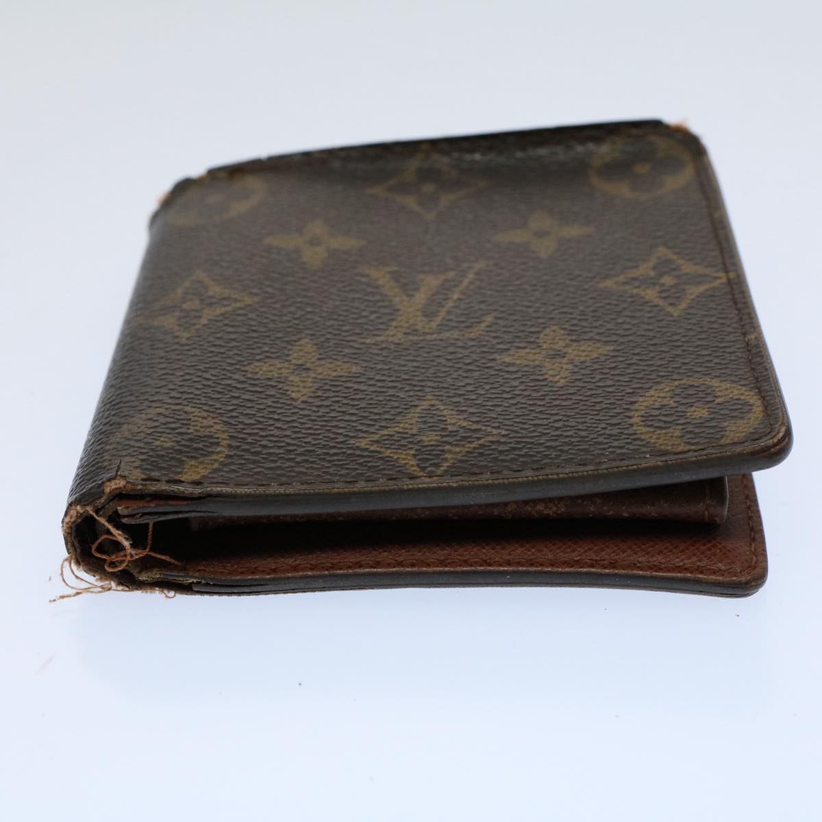 LOUIS VUITTON Monogram Portefeuille Marco Bifold Wallet M61675 LV Auth 54093